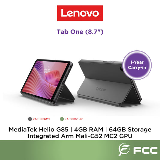 Lenovo Tab One MediaTek Helio G85 4GB 64GB Storage