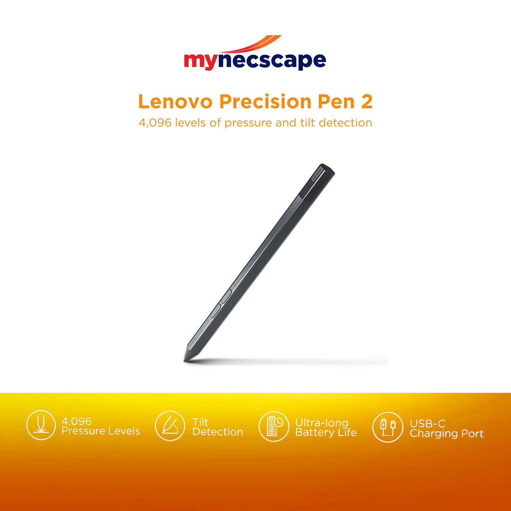 Precision Pen 2 for Lenovo Precision Pen 2, Tab P11 Pro P10 Pro 4096 Levels  Pressure, Shortcut Buttons, Supporting WGP, AES 20 and MPP 20 Protocols