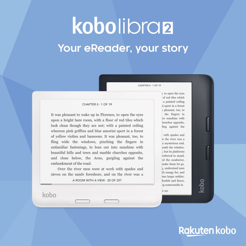 Rakuten Kobo Libra 2 eReader Glare Free Touchscreen Waterproof WiFi (7"/32GB)