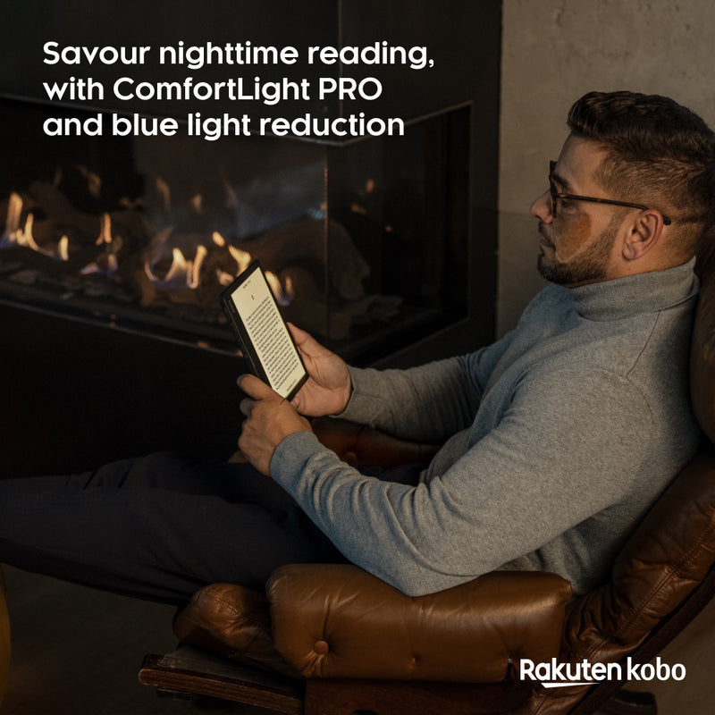 Rakuten Kobo Sage eReader Glare Free Touchscreen Waterproof Blue Light Reduction Bluetooth WiFi (8"HD/32GB)