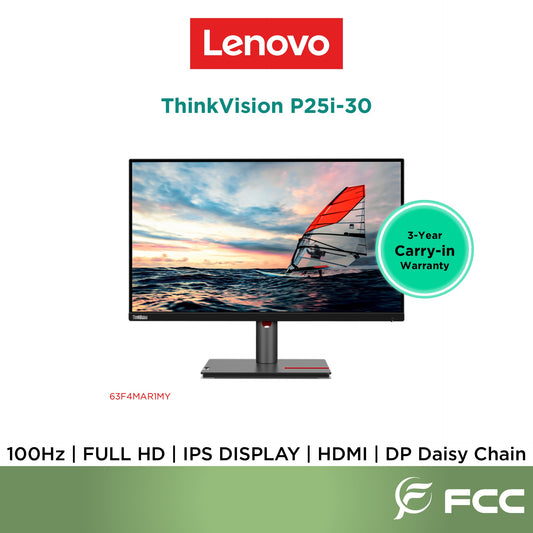 Lenovo ThinkVision P25i-30 24.5-inch Monitor With USB HUB