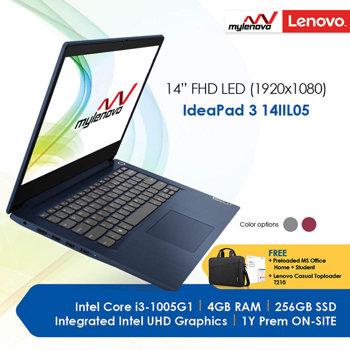 Lenovo IdeaPad 3 14IIL05 i3-1005G1 4GB 256GB SSD