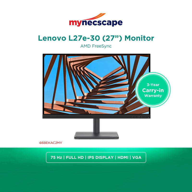 Lenovo L27e-30 27 inch FHD IPS Monitor