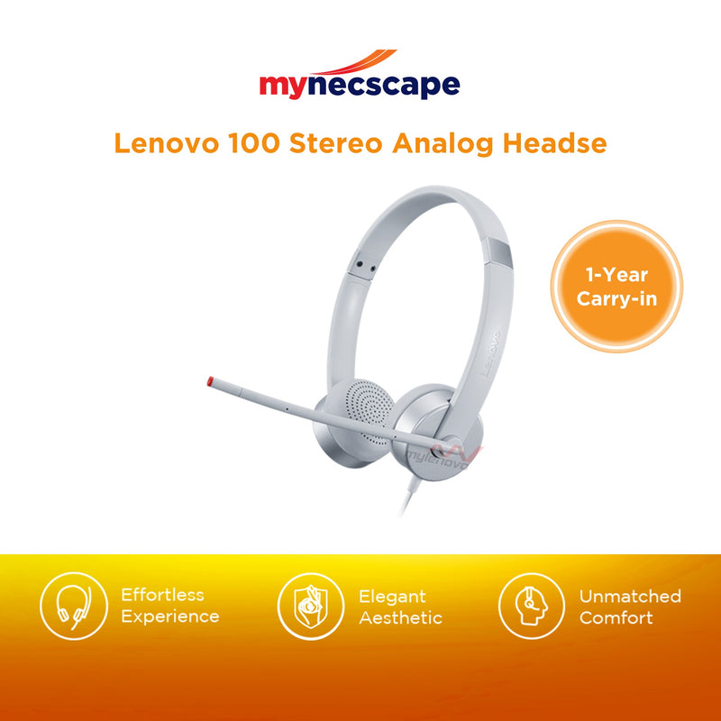 Lenovo 100 Stereo Analog Headset