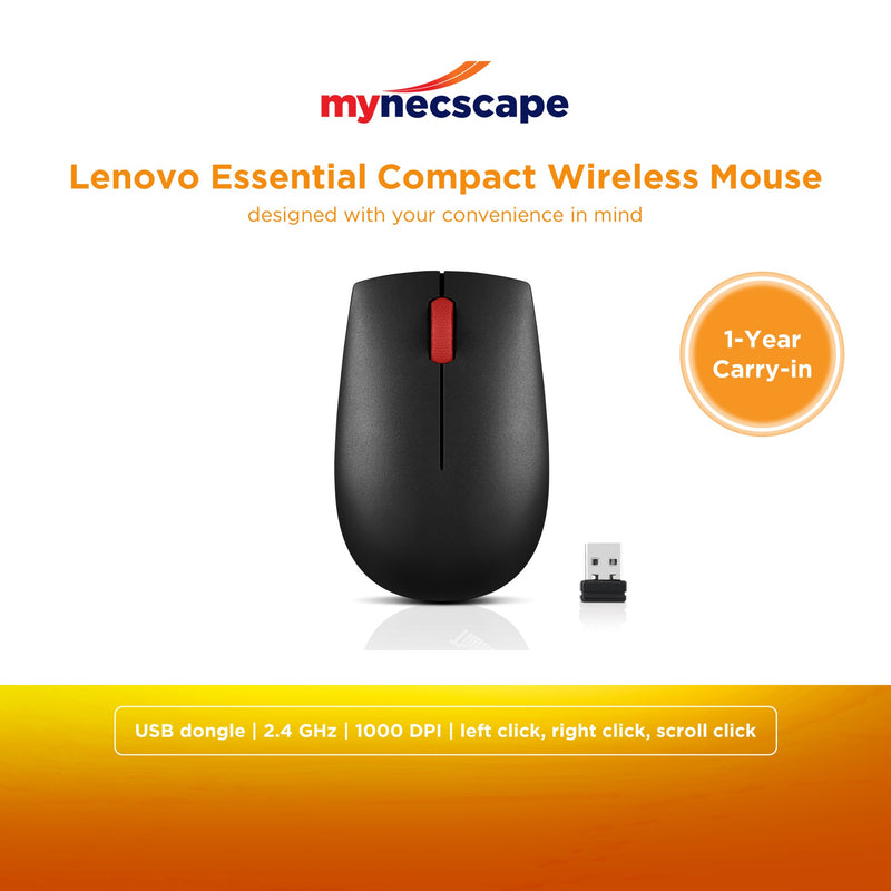 Lenovo Essential Compact Wireless Mouse L300