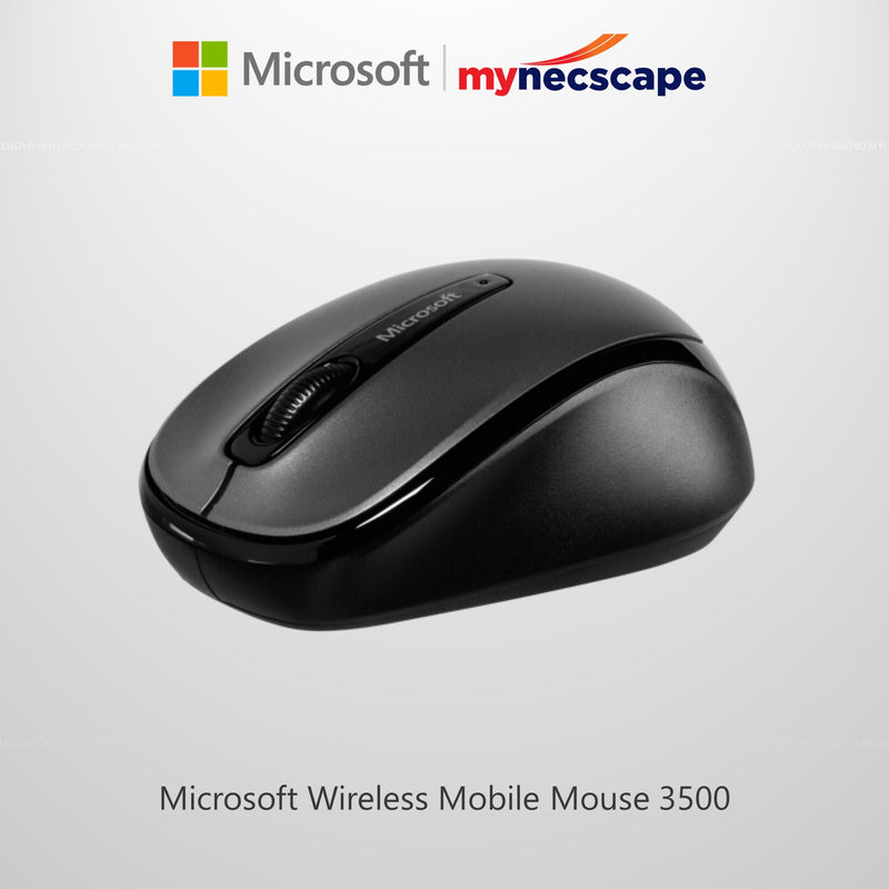 Microsoft Wireless Mobile Mouse 3500 (GRAY) With USB Wireless Receiver