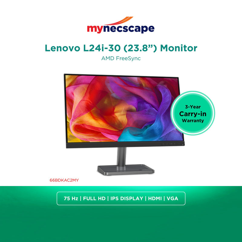 Lenovo L24i-30 23.8inch Monitor With Low Blue Light