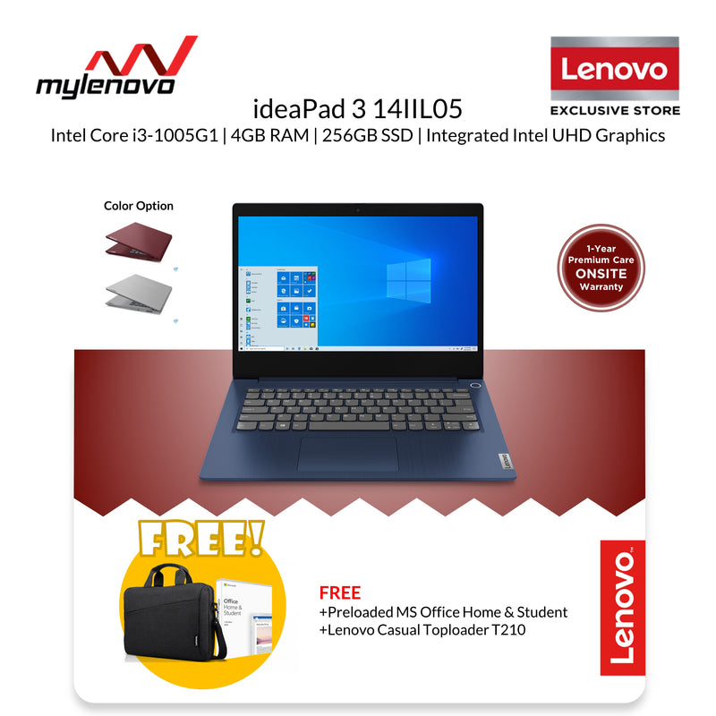 Lenovo IdeaPad 3 14IIL05 i3-1005G1 4GB 256GB SSD